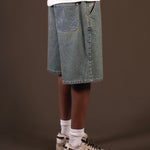 SKYLINE DENIM SHORTS - Garms Store