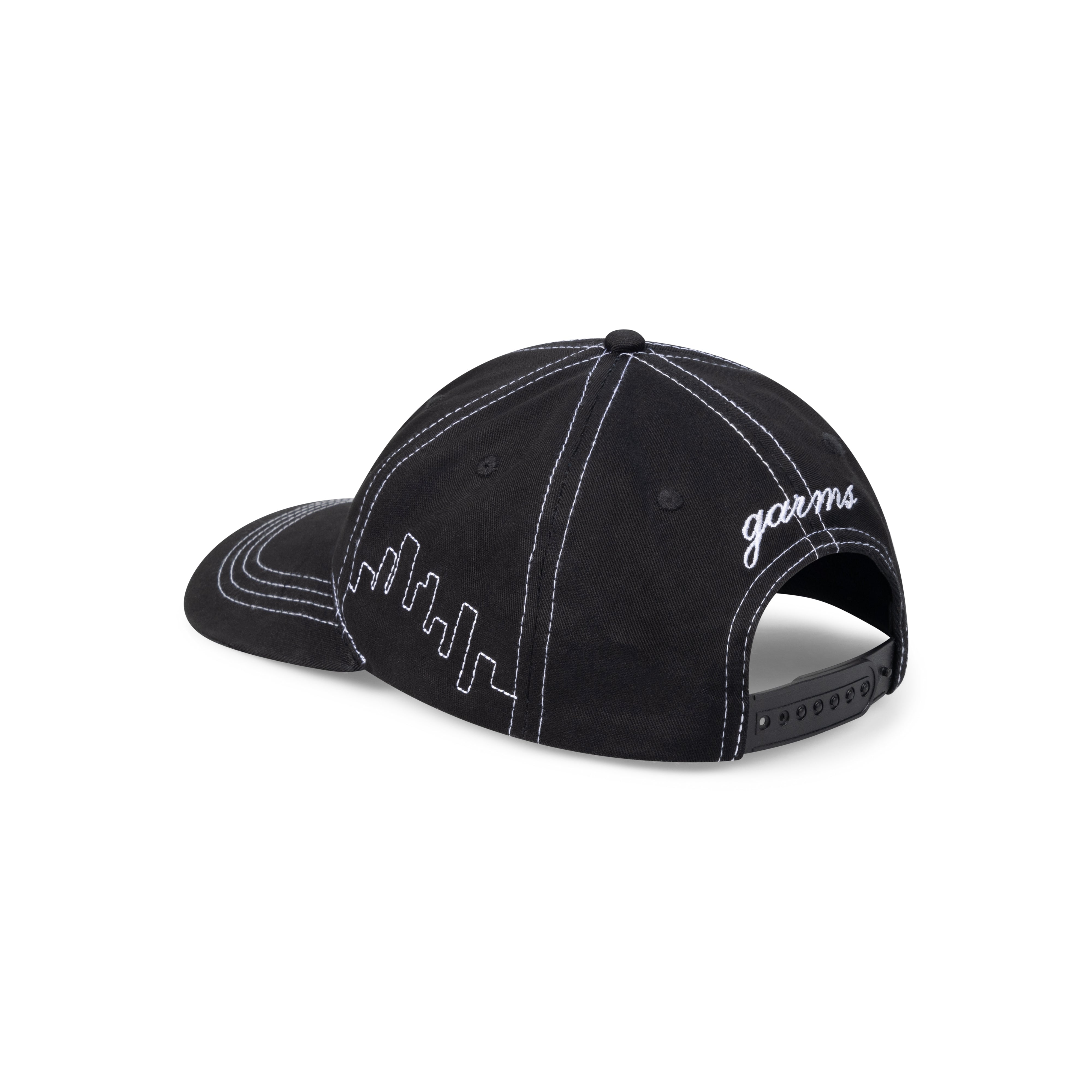 GARMS SKYLINE CAP BLACK - Garms Store